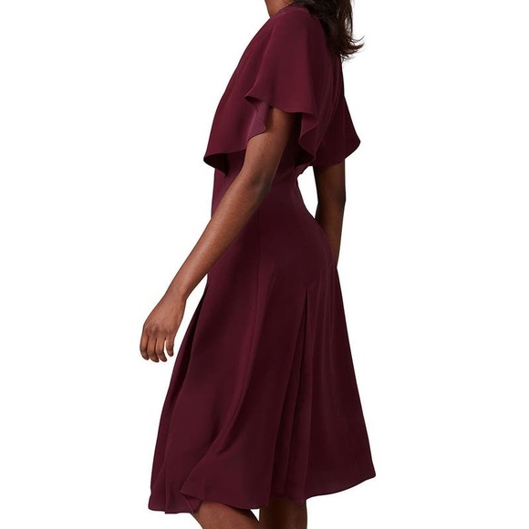 Ted Baker Kasiane Burgundy Zip Up Dress - Picture 5 of 5